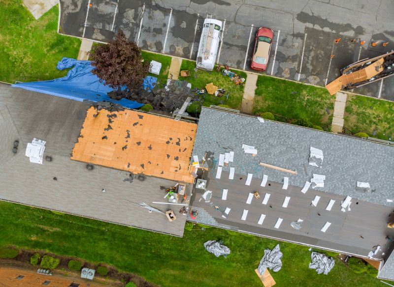 Damaged Roof Replacement detail